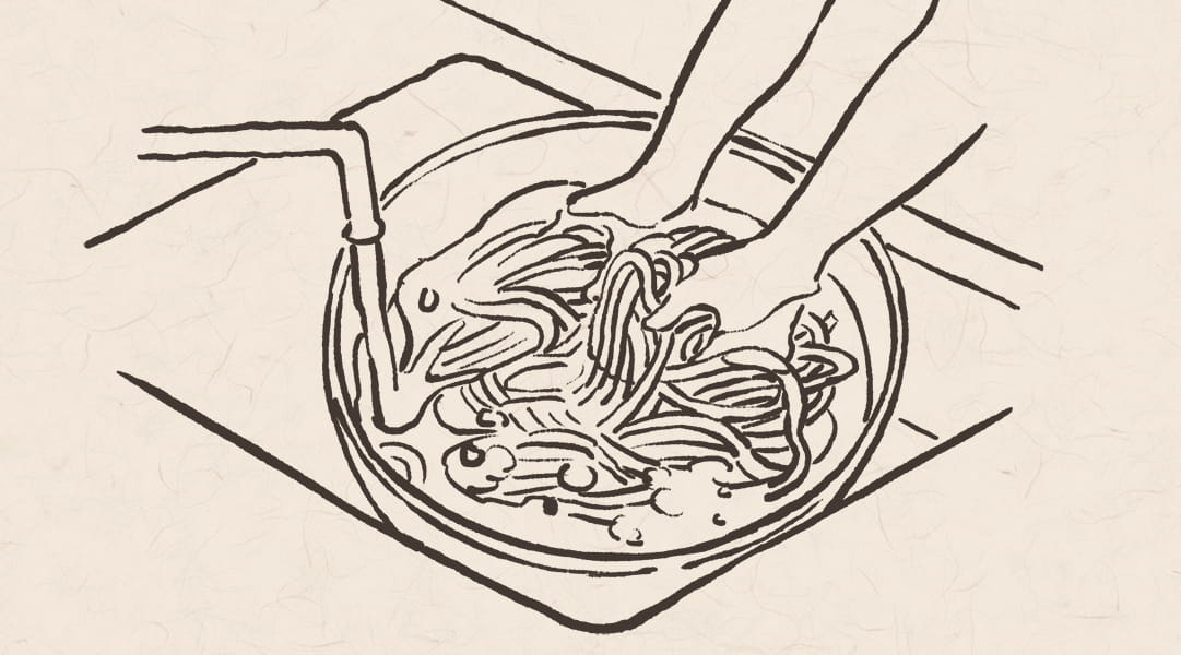 8.水洗い・玉とり